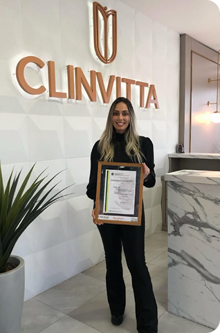 Foto com certificado